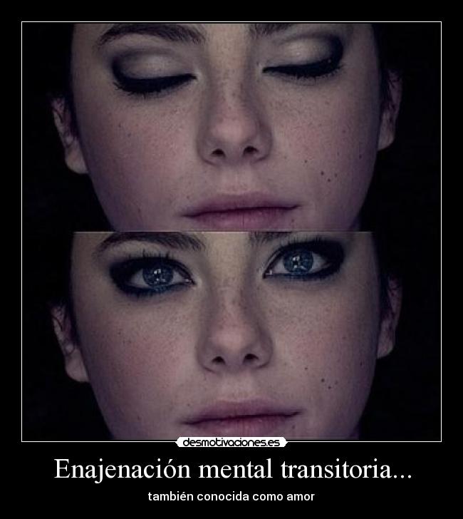 Enajenación mental transitoria... -