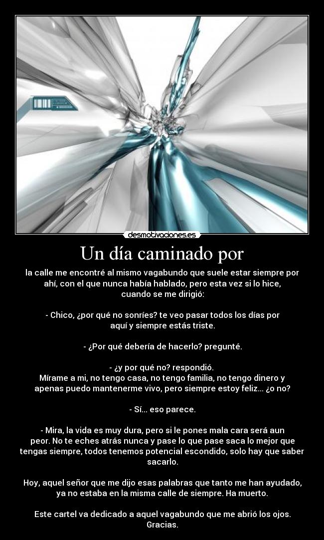 Un día caminado por -