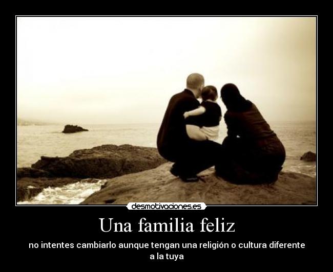 Una familia feliz -