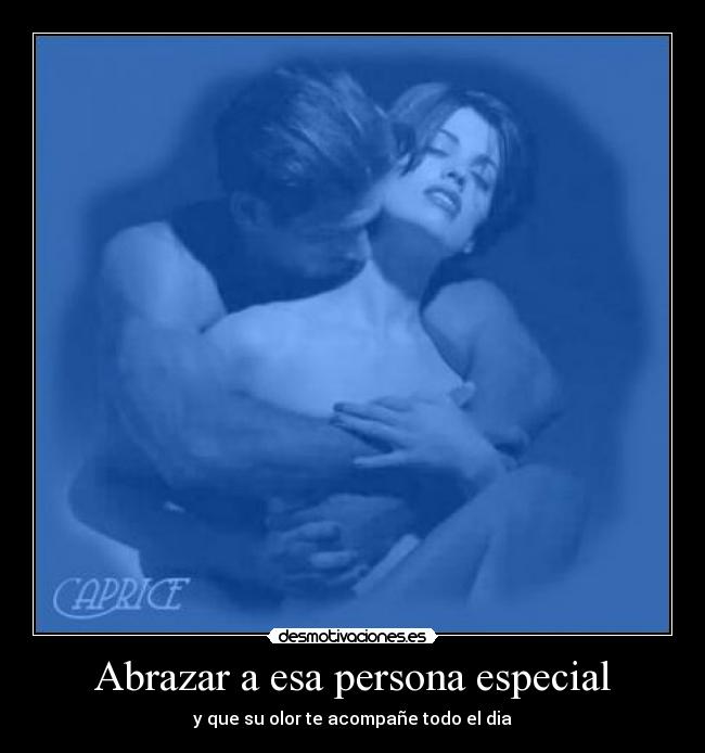 Abrazar a esa persona especial -