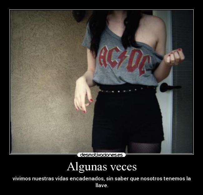 Algunas veces -