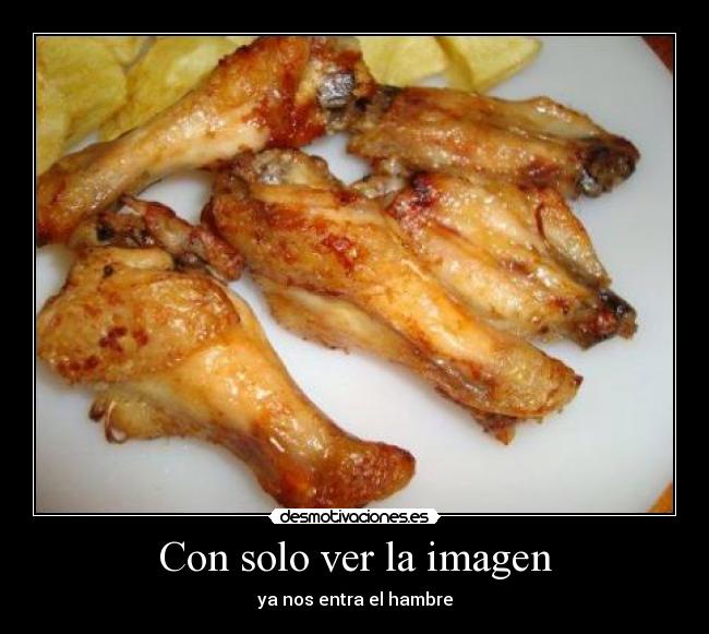 Con solo ver la imagen - ya nos entra el hambre