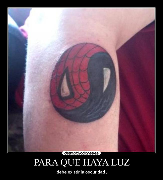 PARA QUE HAYA LUZ - debe existir la oscuridad .