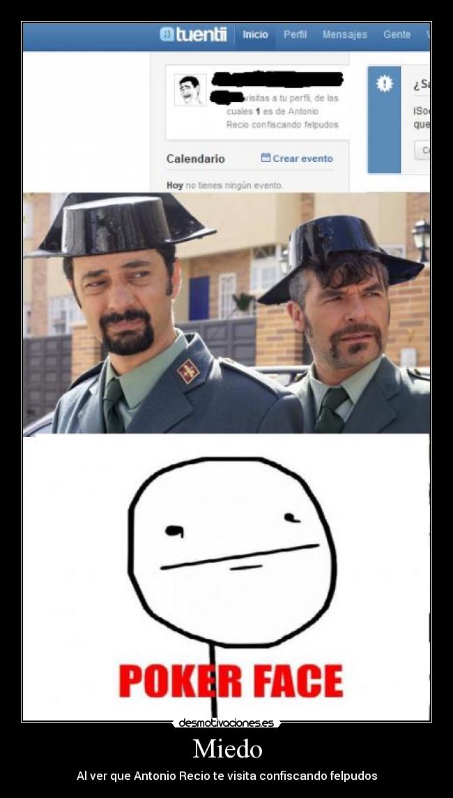 Miedo - Al ver que Antonio Recio te visita confiscando felpudos