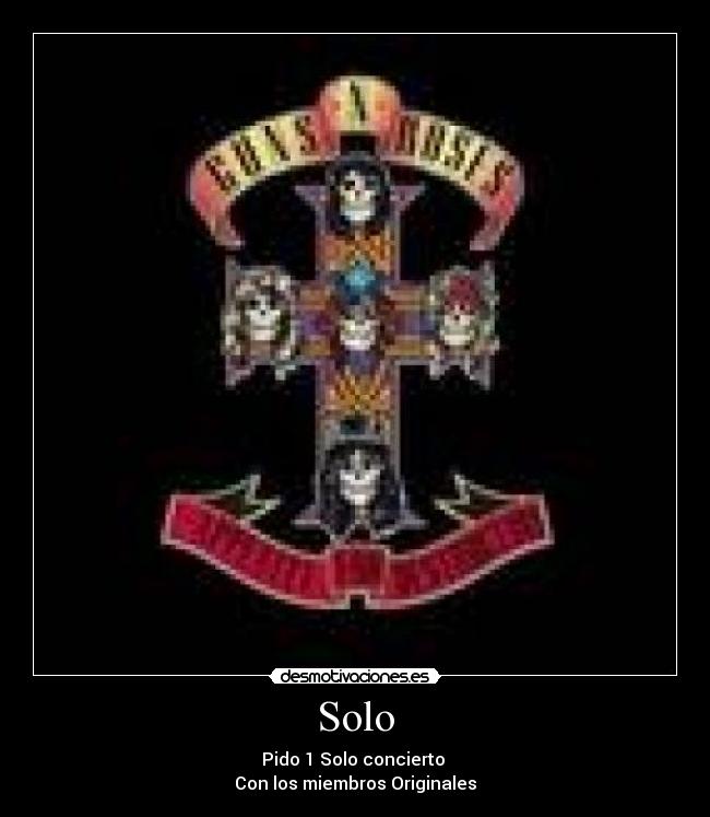 carteles guns and roses desmotivaciones