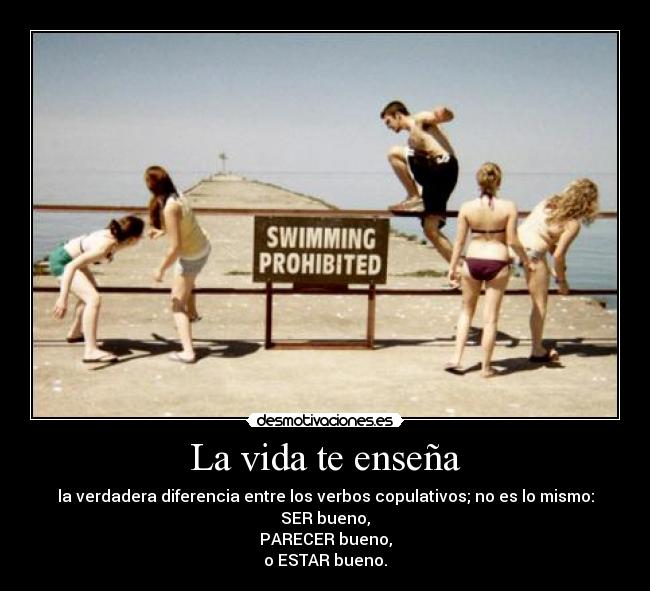 La vida te enseña - la verdadera diferencia entre los verbos copulativos; no es lo mismo:
SER bueno,
PARECER bueno,
o ESTAR bueno.