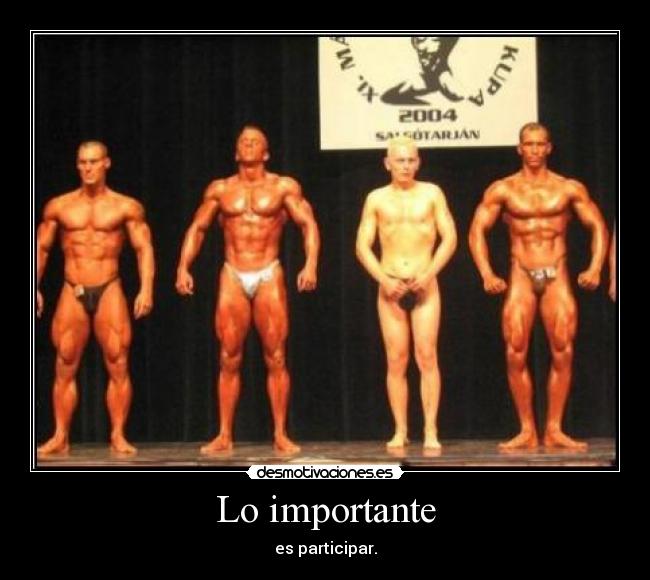 Lo importante - es participar.