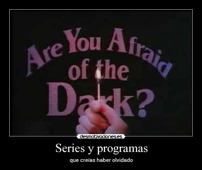 Series y programas -