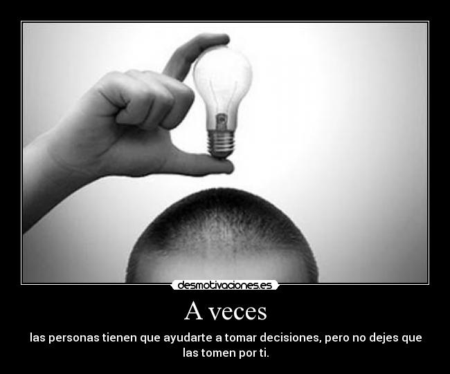 A veces -