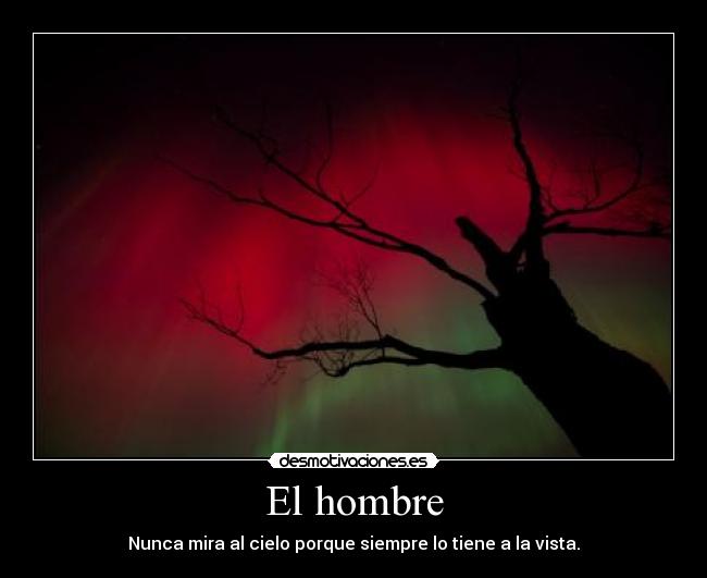 El hombre -