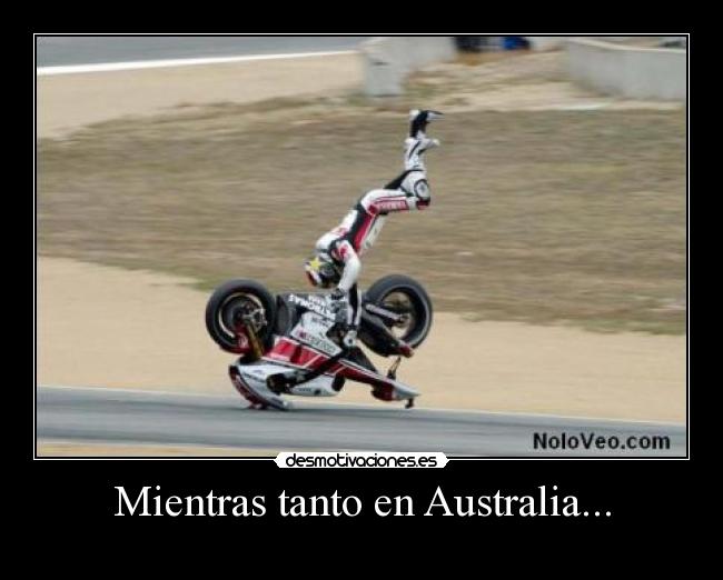 Mientras tanto en Australia... -