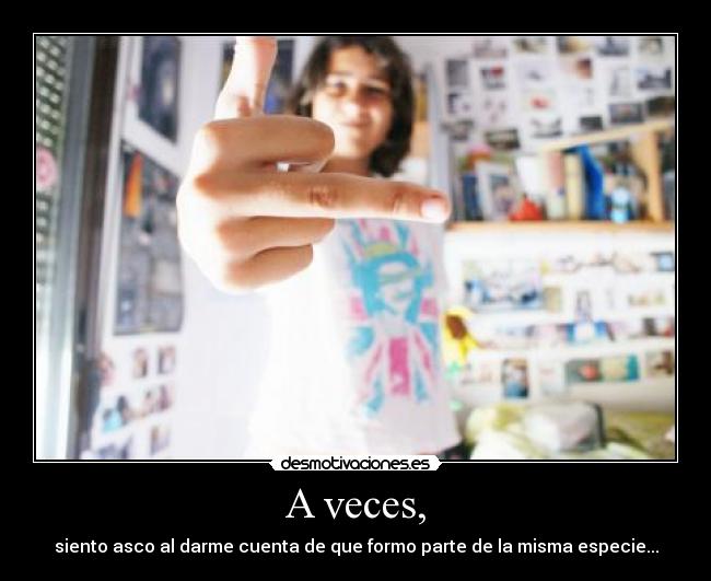 A veces, - 