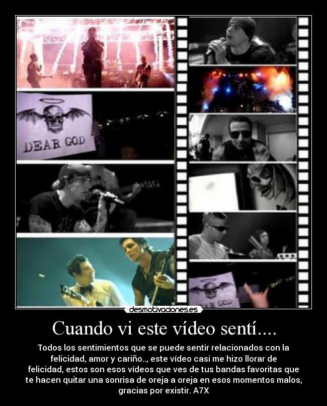 Cuando vi este vídeo sentí.... -