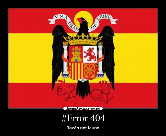 #Error 404 - Razón not found.
