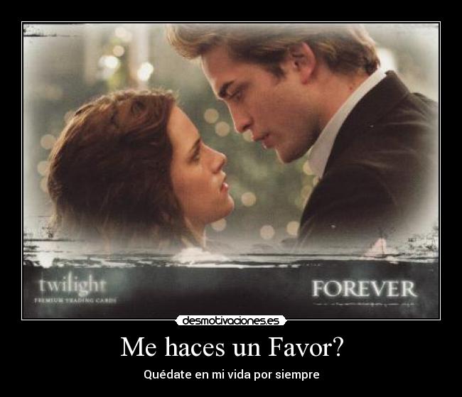 Me haces un Favor? -