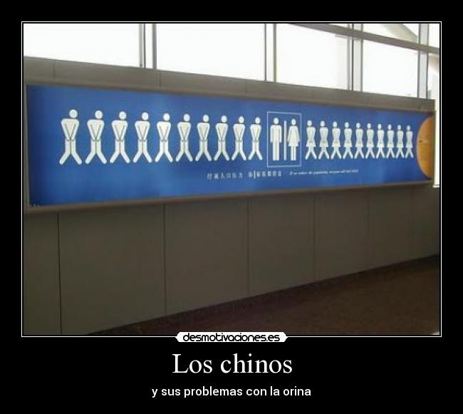 carteles chinos problema orina desmotivaciones