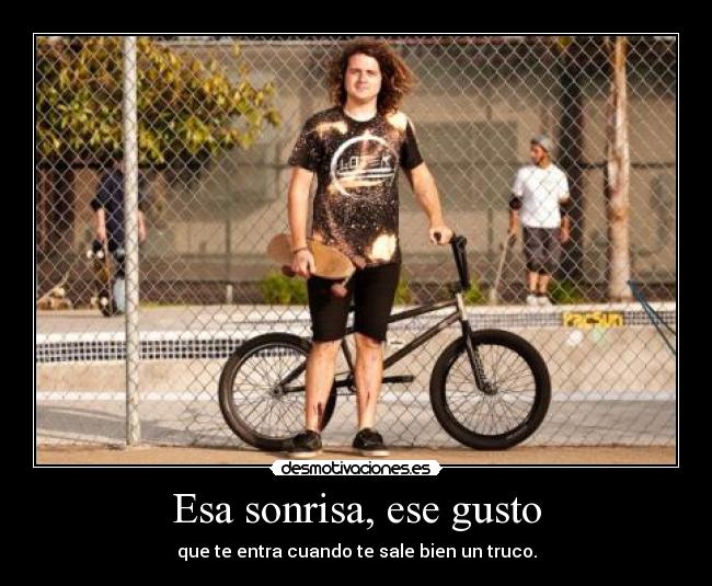 Esa sonrisa, ese gusto -