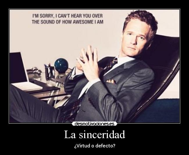 La sinceridad - 