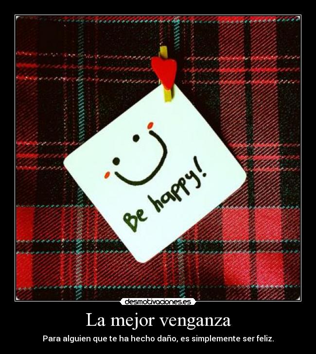La mejor venganza -