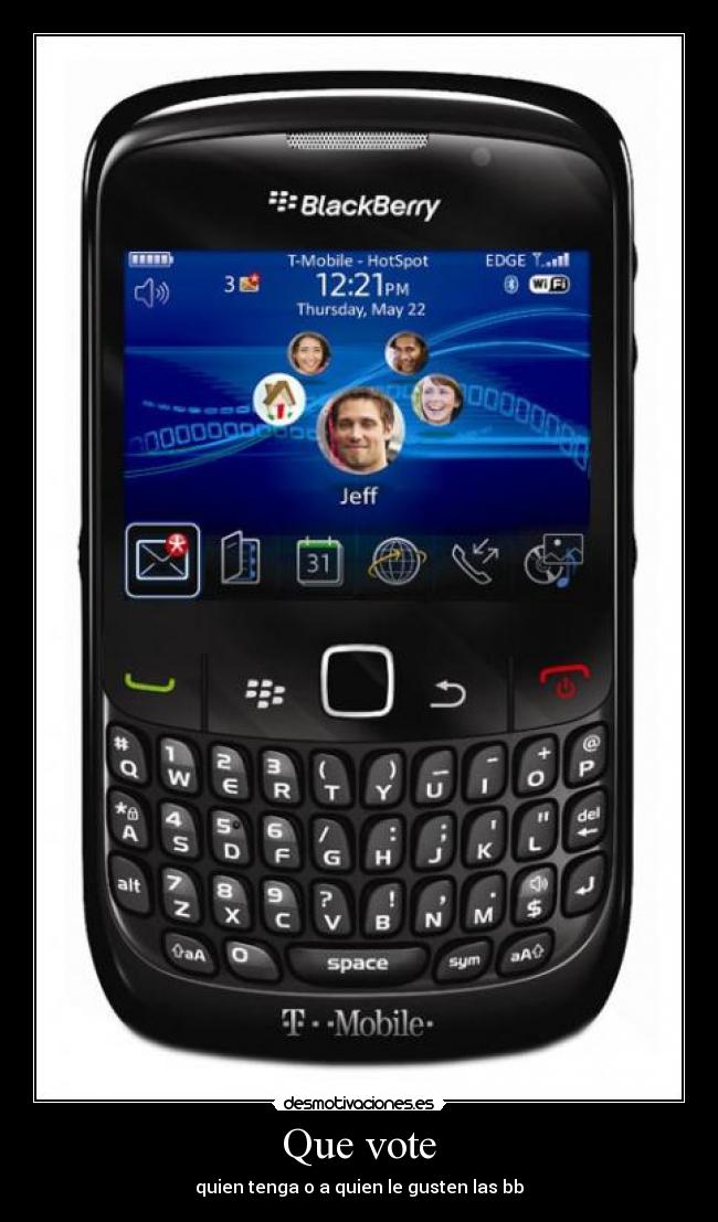 Que vote - quien tenga o a quien le gusten las bb