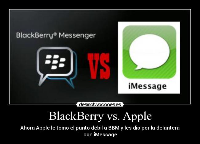 BlackBerry vs. Apple - 