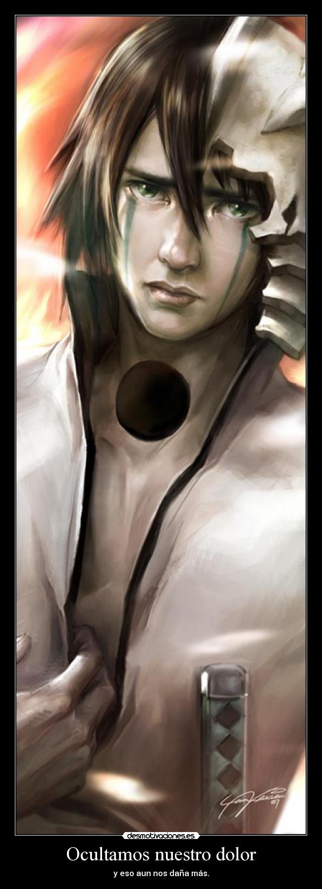 Ocultamos nuestro dolor - y eso aun nos daña más.