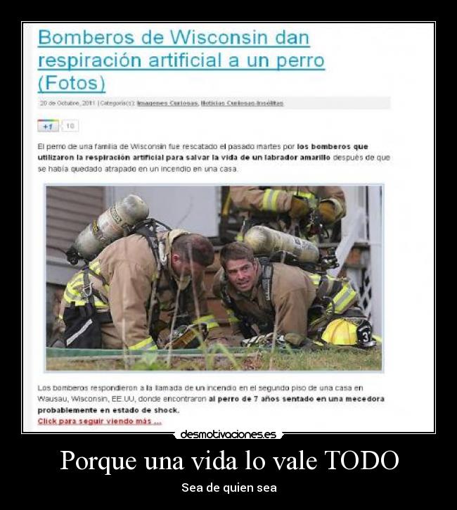 Porque una vida lo vale TODO - 