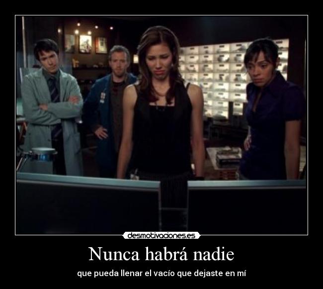 Nunca habrá nadie - 