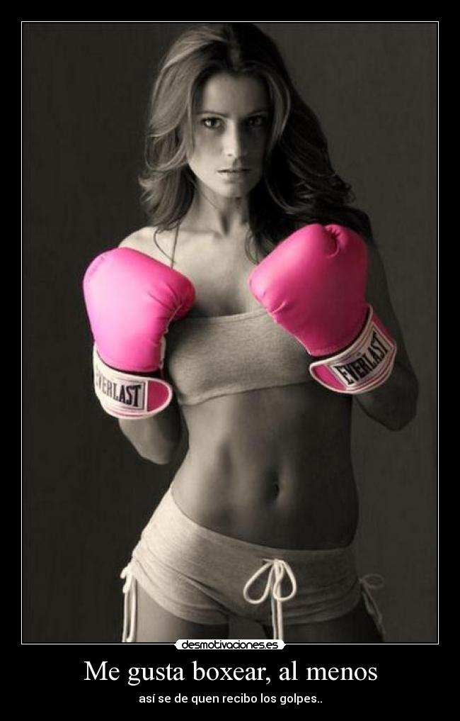 Me gusta boxear, al menos - 