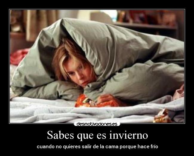 Sabes que es invierno - 