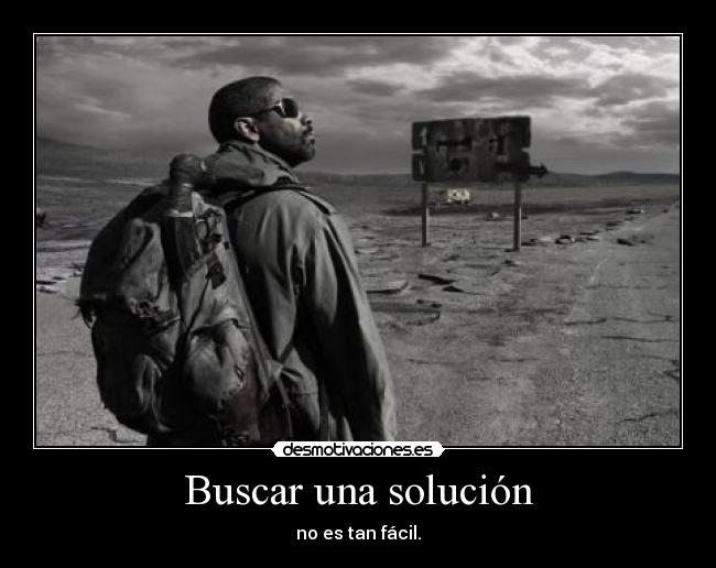 Buscar una solución -