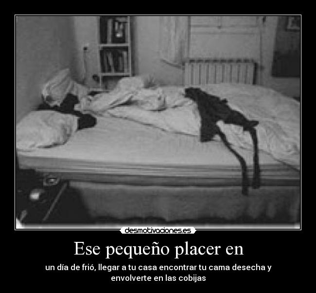 Ese pequeño placer en -