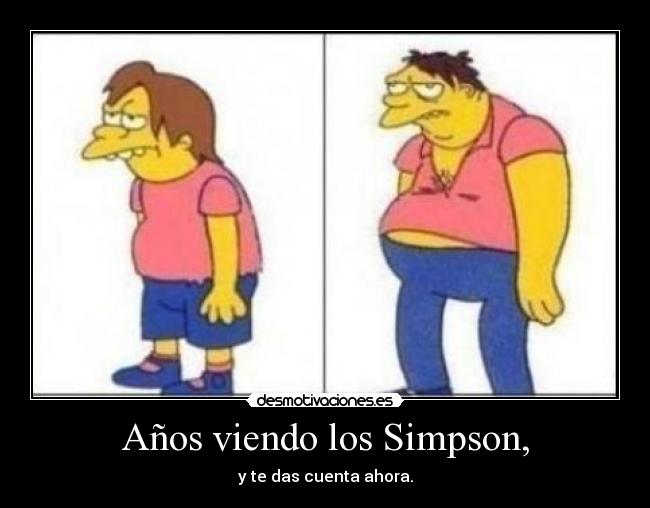 Años viendo los Simpson, -
