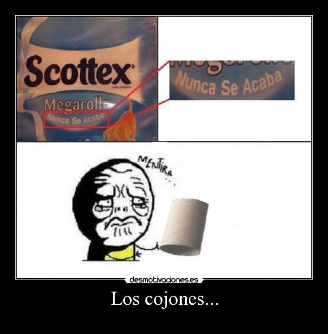 Los cojones... -