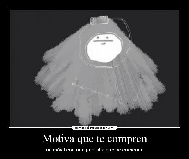 Motiva que te compren - un móvil con una pantalla que se encienda