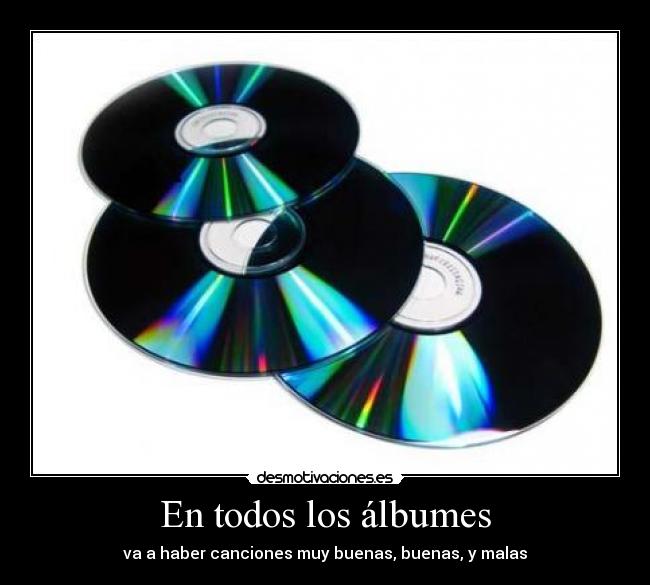 carteles los cds tus cantantes desmotivaciones