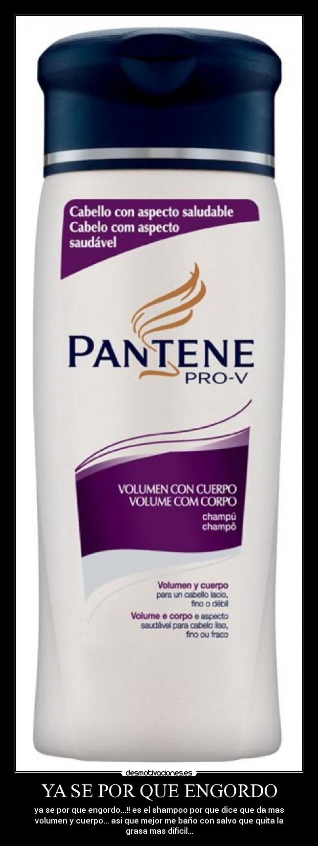 YA SE POR QUE ENGORDO -