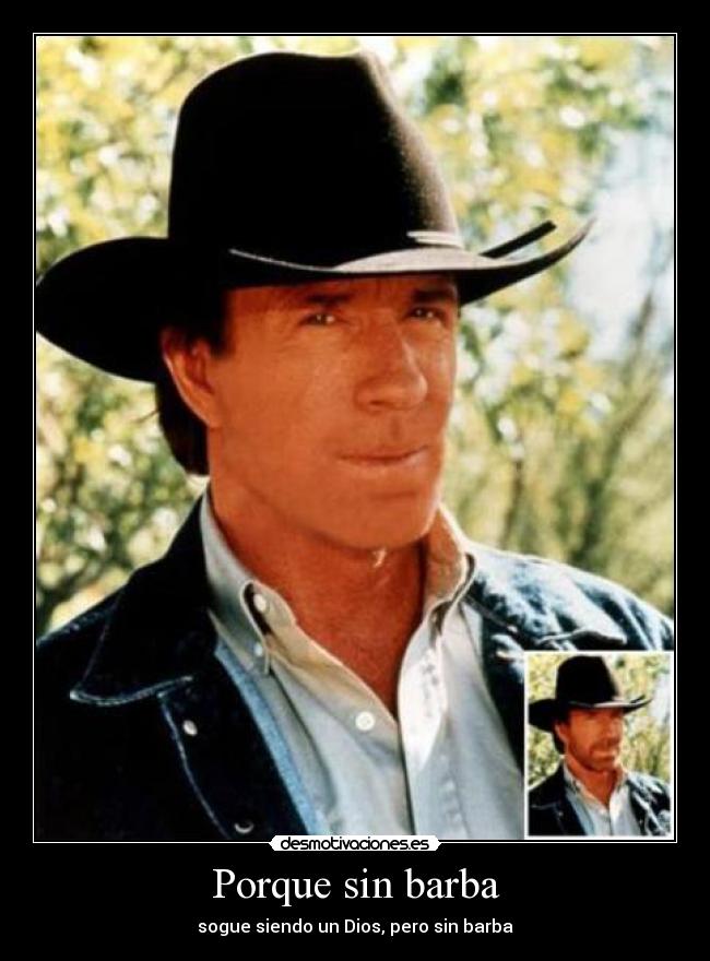 Porque sin barba -