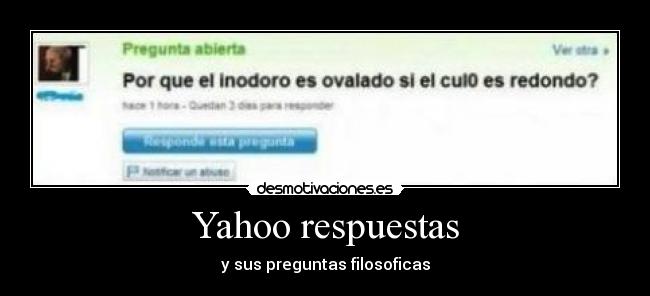 Yahoo respuestas -