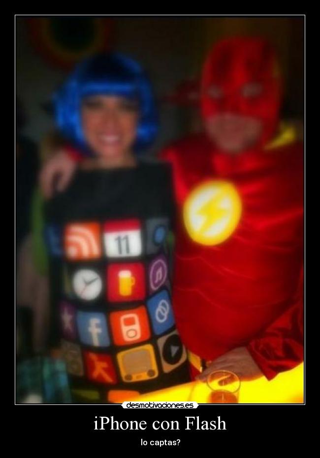 iPhone con Flash - lo captas?