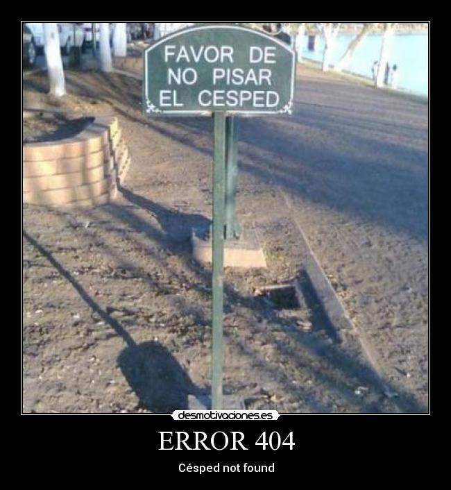 ERROR 404 - 