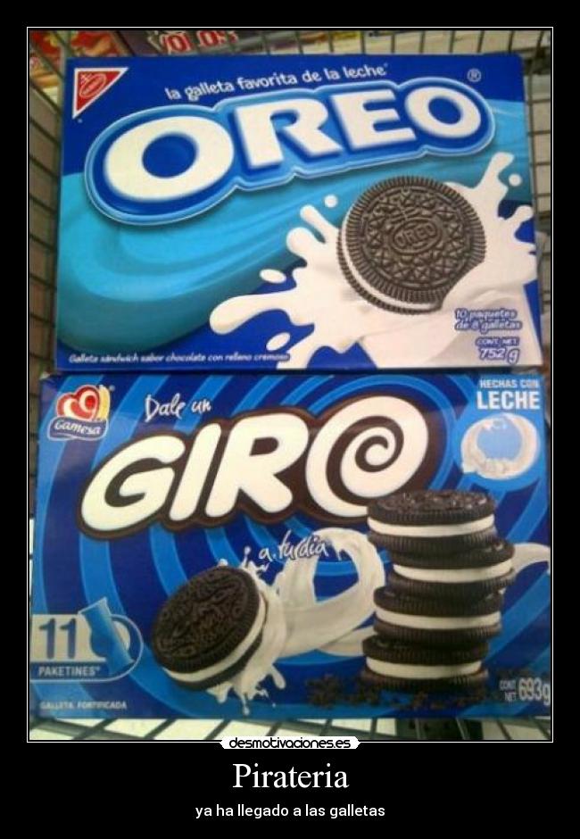 Pirateria - ya ha llegado a las galletas