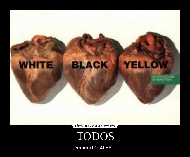 TODOS - somos IGUALES...