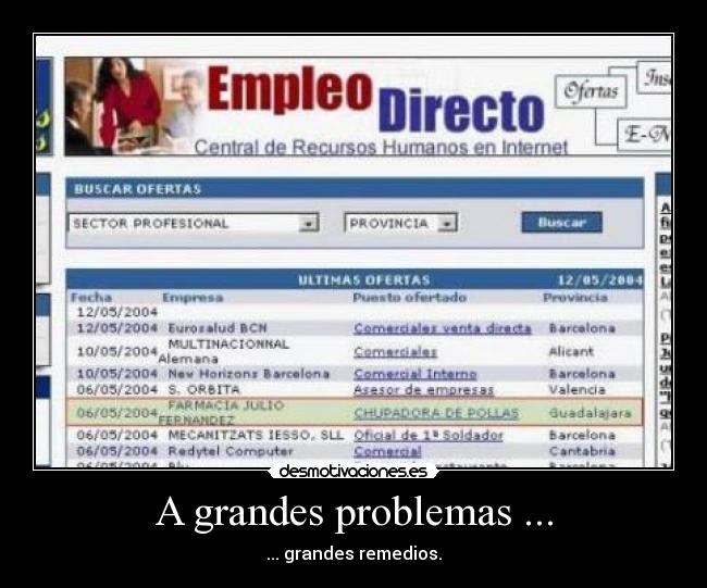 A grandes problemas ... - 