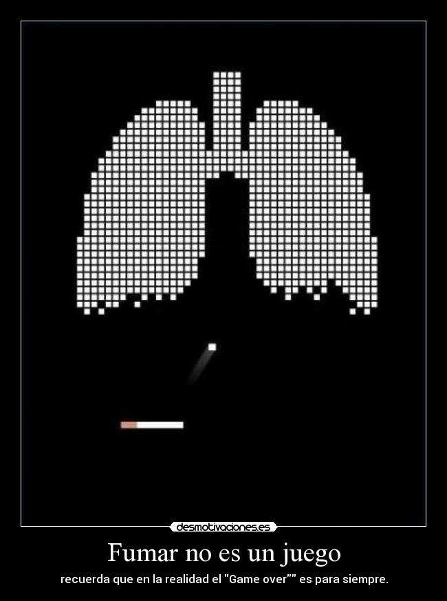 Fumar no es un juego -