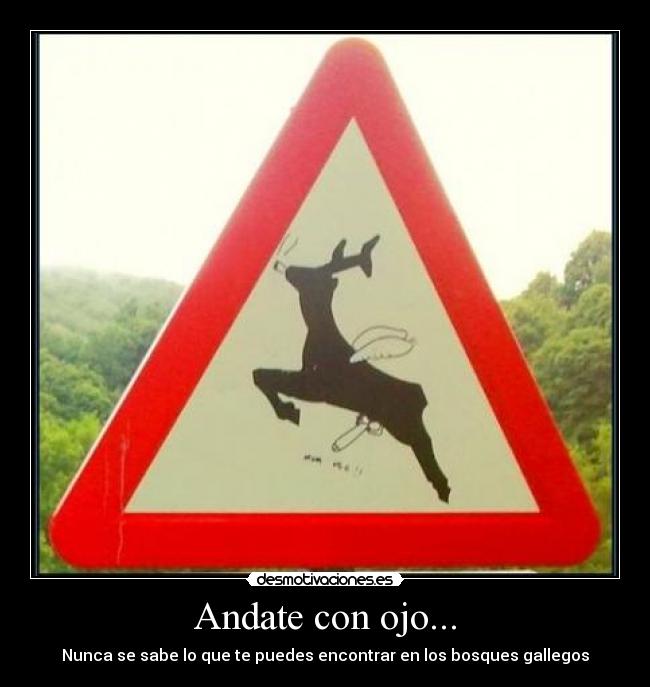 Andate con ojo... -