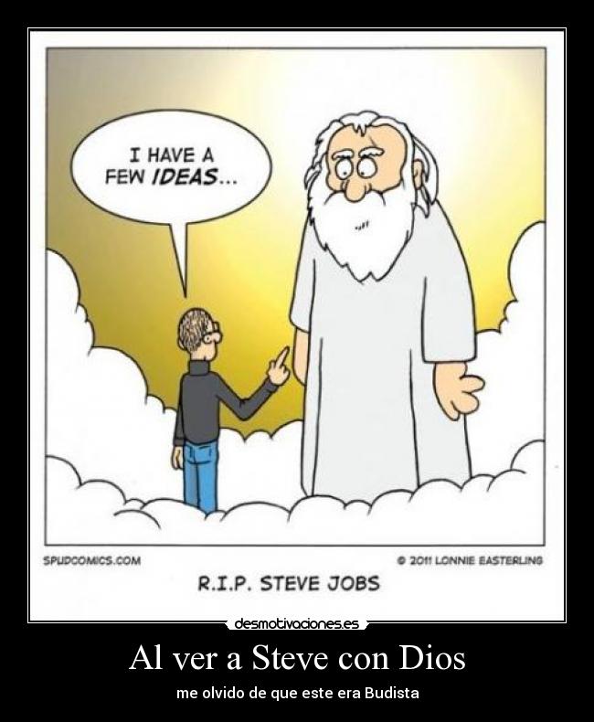 Al ver a Steve con Dios - 