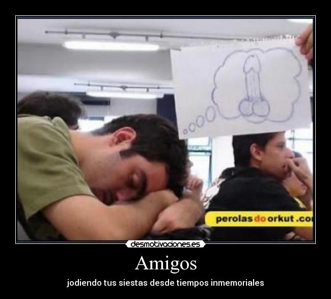 Amigos - jodiendo tus siestas desde tiempos inmemoriales