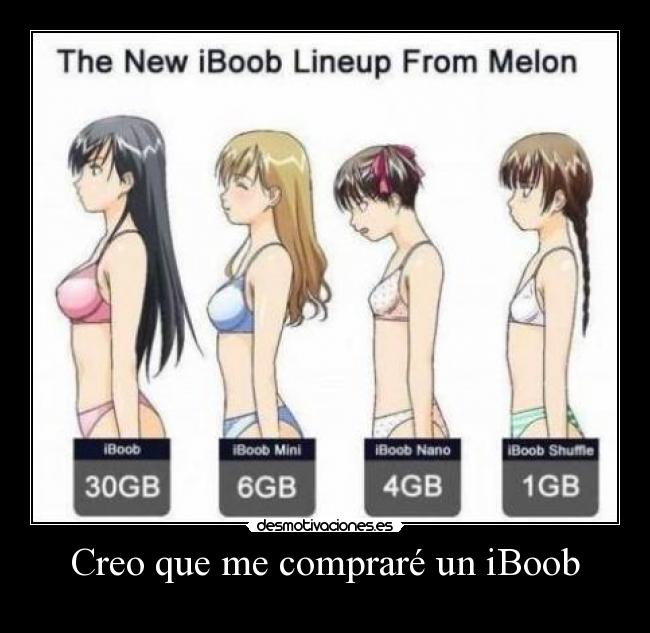 Creo que me compraré un iBoob - 