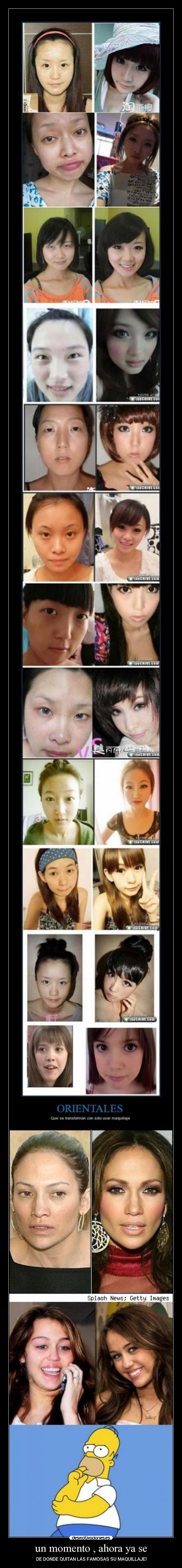 un momento , ahora ya se - DE DONDE QUITAN LAS FAMOSAS SU MAQUILLAJE!
